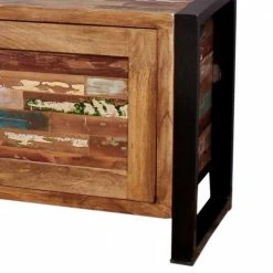 Bunte Anrichte Mianica Im Industrial-Look -Lana Sales bunte anrichte im industrial look mit esengestell mianica 02