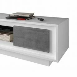 Cooles TV Board In Beton Optik & Weiß - Crusoe 11 Cooles TV Board In Beton Optik & Weiß - Crusoe -Lana Sales cooles tv board in beton optik weiss 2 tuerig 156x45x50 cm crusoe 04