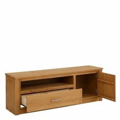 Country TV Board Aus Kiefer Gebeizt Geölt - Tergola -Lana Sales country tv board aus kiefer gebeizt geoelt mit tuer schublade fach tergola 02