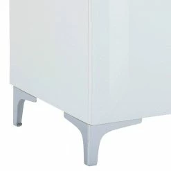 Design Kommode Mit Klappe 90x46x46 Cm - Zivta -Lana Sales design kommode mit klappe 90x46x46 cm in weiss chrom zivta 03