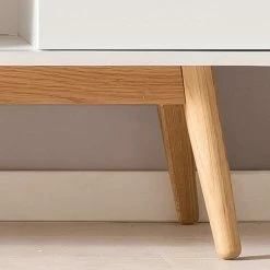 Design Lowboard Für TV In Weiß - Tressi -Lana Sales design lowboard fuer tv in weiss eiche scandi chic tressi 05