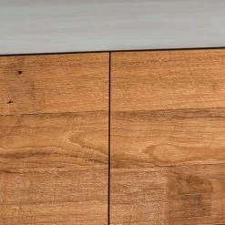 Design TV Board Aus Recyclingholz & Stahl - Hariesca -Lana Sales design tv board aus recyclingholz stahl viel stauraum 166x55x45 hariesca 03