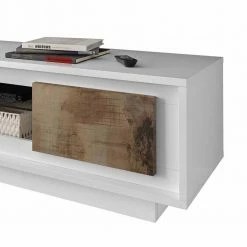 Design TV-Element In Birnbaum Holzoptik & Weiß - Gentur -Lana Sales design tv element in birnbaumfarben weiss mit geraetefach gentur 03