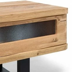 Design TV Lowboard Aus Eiche Gebürstet & Geölt - Ventida -Lana Sales design tv lowboard aus eiche gebuerstet geoelt mit klappe geraetefach ventida 05