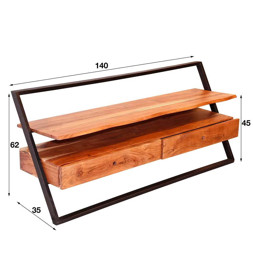 Design TV Lowboard Im Industrial Style - Teriako 7 Design TV Lowboard Im Industrial Style - Teriako – Bild 5