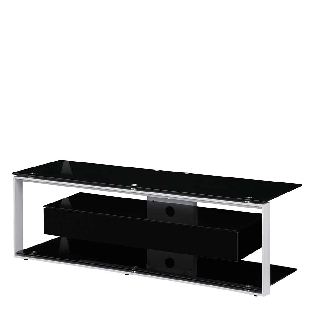 Design TV Rack In Schwarz & Grau - Lana 3 Design TV Rack In Schwarz & Grau - Lana
