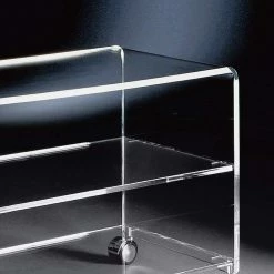 Design Wagen Für TV & HiFi Aus Acryl - Fantastico -Lana Sales design wagen fuer tv hifi aus acryl glas in transparent fantastico 03