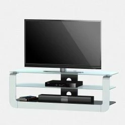 Designer TV Bank Aus Sicherheitsglas - Dirava