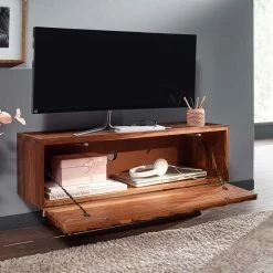 Designer TV Board Aus Sheesham Massivholz - Crabira 11 Designer TV Board Aus Sheesham Massivholz - Crabira -Lana Sales designer tv board aus sheesham massivholz mit klappe crabira 03