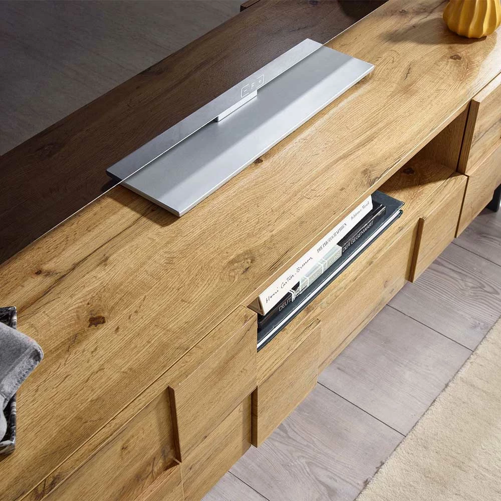 Designer TV Unterschrank In Eiche Optik - Tiorondo 7 Designer TV Unterschrank In Eiche Optik - Tiorondo – Bild 5