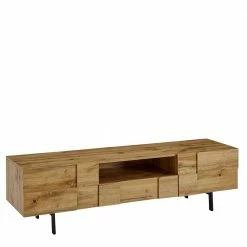 Designer TV Unterschrank In Eiche Optik - Tiorondo