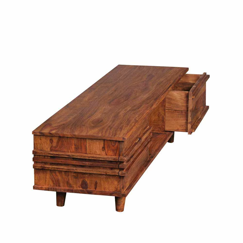 Dunkles Retro TV Board Pisinon Aus Holz Massiv 7 Dunkles Retro TV Board Pisinon Aus Holz Massiv – Bild 5