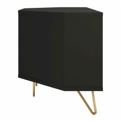 Eckschrank Für Fernseher In Anthrazit & Gold - Castro -Lana Sales eckschrank fuer fernseher in anthrazit gold 100x58x50 cm castro 02