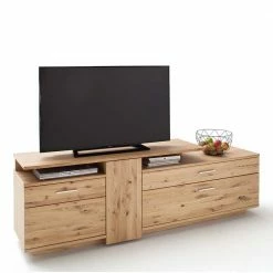 Eiche Bianco TV Unterschrank 210 Cm Breit - Crokas -Lana Sales eiche bianco tv unterschrank 210 cm breit 2 tuerig 2 schubladen crokas 02