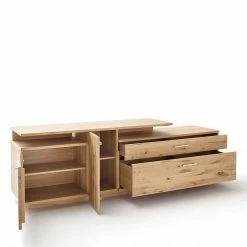 Eiche Bianco TV Unterschrank 210 Cm Breit - Crokas -Lana Sales eiche bianco tv unterschrank 210 cm breit 2 tuerig 2 schubladen crokas 03