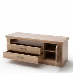 Eiche Dekor TV Board Mit 2 Schubladen - Wykina -Lana Sales eiche dekor tv board mit 2 schubladen regalfach schrankfach wykina 02