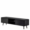 Eiche TV Lowboard In Schwarz Geölt - Janeira 2 Eiche TV Lowboard In Schwarz Geölt - Janeira -Lana Sales eiche tv lowboard in schwarz geoelt mit 2 klappen fach janeira f