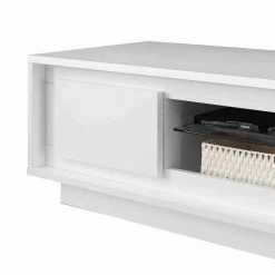 Eleganter TV Schrank In Weiß - Harmons -Lana Sales eleganter tv schrank in weiss mit zwei tueren 156cm breite harmons 03