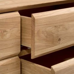 Elegantes Lowboard Aus Eiche Geschliffen & Geölt - Vergavo -Lana Sales elegantes lowboard aus eiche geschliffen geoelt handgearbeitet vergavo 02