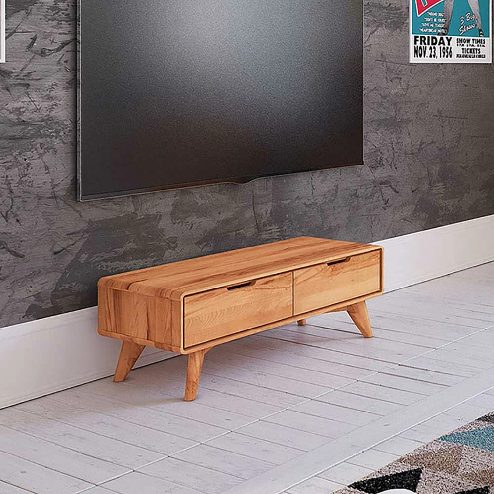 Elegantes TV Lowboard Aus Kernbuche Holz - Junola 5 Elegantes TV Lowboard Aus Kernbuche Holz - Junola – Bild 3