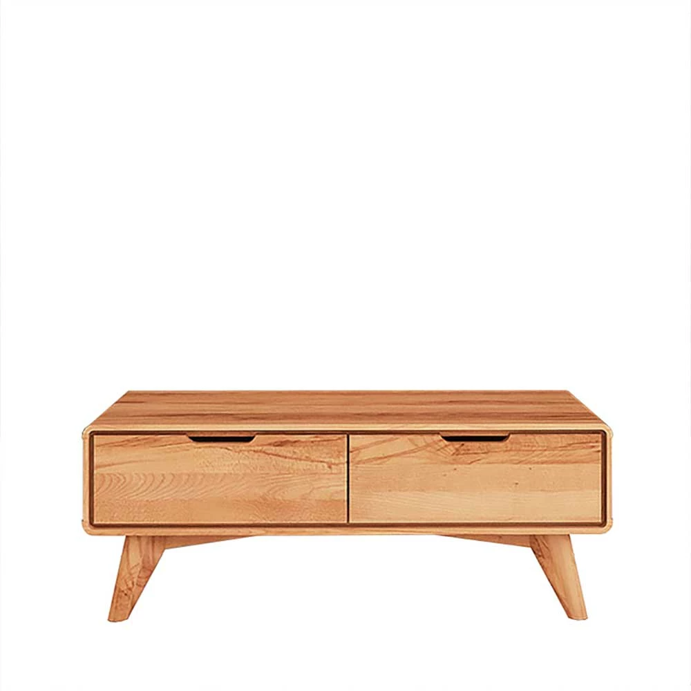 Elegantes TV Lowboard Aus Kernbuche Holz - Junola 3 Elegantes TV Lowboard Aus Kernbuche Holz - Junola