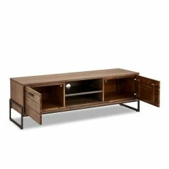 Factory Style TV Board Aus Akazie - Intinesta -Lana Sales factory style tv board aus akazie stahl mit 152cm breite intinesta 03