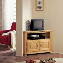 Fernseher Kommode Trenoro Aus Fichte Massivholz -Lana Sales fernseher kommode fichte massivholz abschliessbar trenoro 01