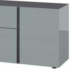 Fernseher Lowboard In Silber & Dunkelgrau - Lorenzo 11 Fernseher Lowboard In Silber & Dunkelgrau - Lorenzo -Lana Sales fernseher lowboard in silber dunkelgrau mit 180 cm breite lorenzo 03