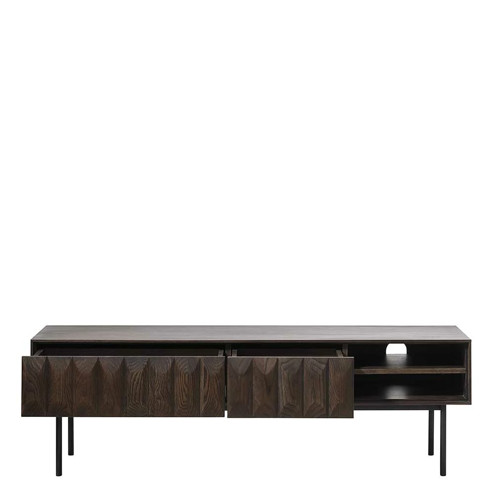 Fernseher Tisch In Eiche Dunkel - Jansuva 6 Fernseher Tisch In Eiche Dunkel - Jansuva – Bild 4