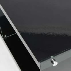 Fernseher Tisch In Schwarz MDF - Sulara -Lana Sales fernseher tisch in schwarz mdf und transparent glas sulara 04
