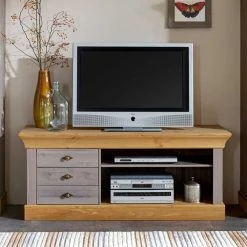 Fernsehmöbel Cempino In Grau -Lana Sales fernsehmoebel grau kiefer teilmassiv cempino 04