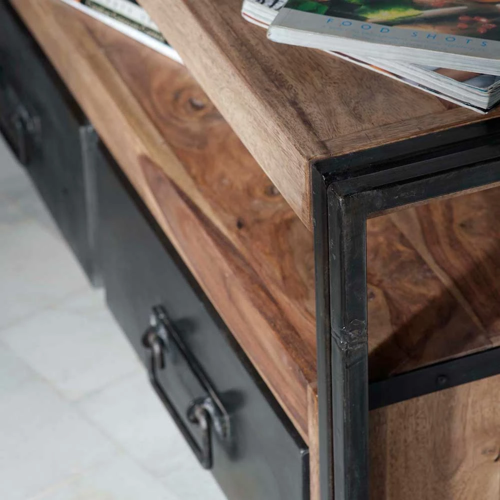 Fernsehtisch Mendoza Aus Akazie Massivholz 5 Fernsehtisch Mendoza Aus Akazie Massivholz – Bild 3