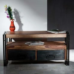 Fernsehtisch Mendoza Aus Akazie Massivholz 9 Fernsehtisch Mendoza Aus Akazie Massivholz -Lana Sales fernsehtisch akazie massivholz metall mendoza 03