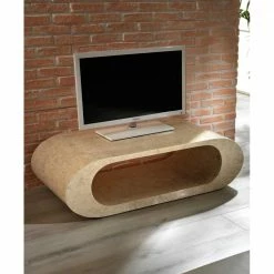 Fernsehtisch Jon Aus Stein -Lana Sales fernsehtisch stein oval jon 04