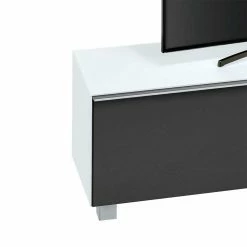 Fernsehtisch Adelda In Weiß Glas -Lana Sales fernsehtisch weiss glas mit klappe in schwarz adelda 06