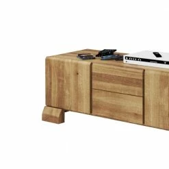 Fernsehtisch Vaskov Aus Wildeiche Massivholz -Lana Sales fernsehtisch wildeiche massivholz 120 cm vaskov 02