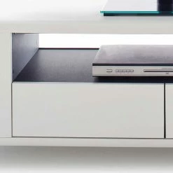 Flexibel Nutzbares TV Lowboard Auf Rollen - Lusiana -Lana Sales flexibel nutzbares tv lowboard auf rollen in weiss mit anthrazit lusiana 05