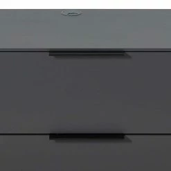 Graues TV Lowboard Mit Klappe & Schublade - Nivita -Lana Sales graues tv lowboard mit klappe schublade fuer stand und wandmontage nivita 03