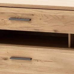 Großes TV Lowboard In Eiche Bianco & Grau - Crupean -Lana Sales grosses tv lowboard in eiche bianco grau 210 cm breit crupean 05