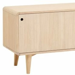 Lana Sales -Lana Sales holz retro tv bank mit schiebetueren in eiche bianco 140x60 cm kartezi 02