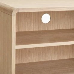 Holz Retro TV Bank Mit Schiebetüren - Kartezi 8 Holz Retro TV Bank Mit Schiebetüren - Kartezi -Lana Sales holz retro tv bank mit schiebetueren in eiche bianco 140x60 cm kartezi 03