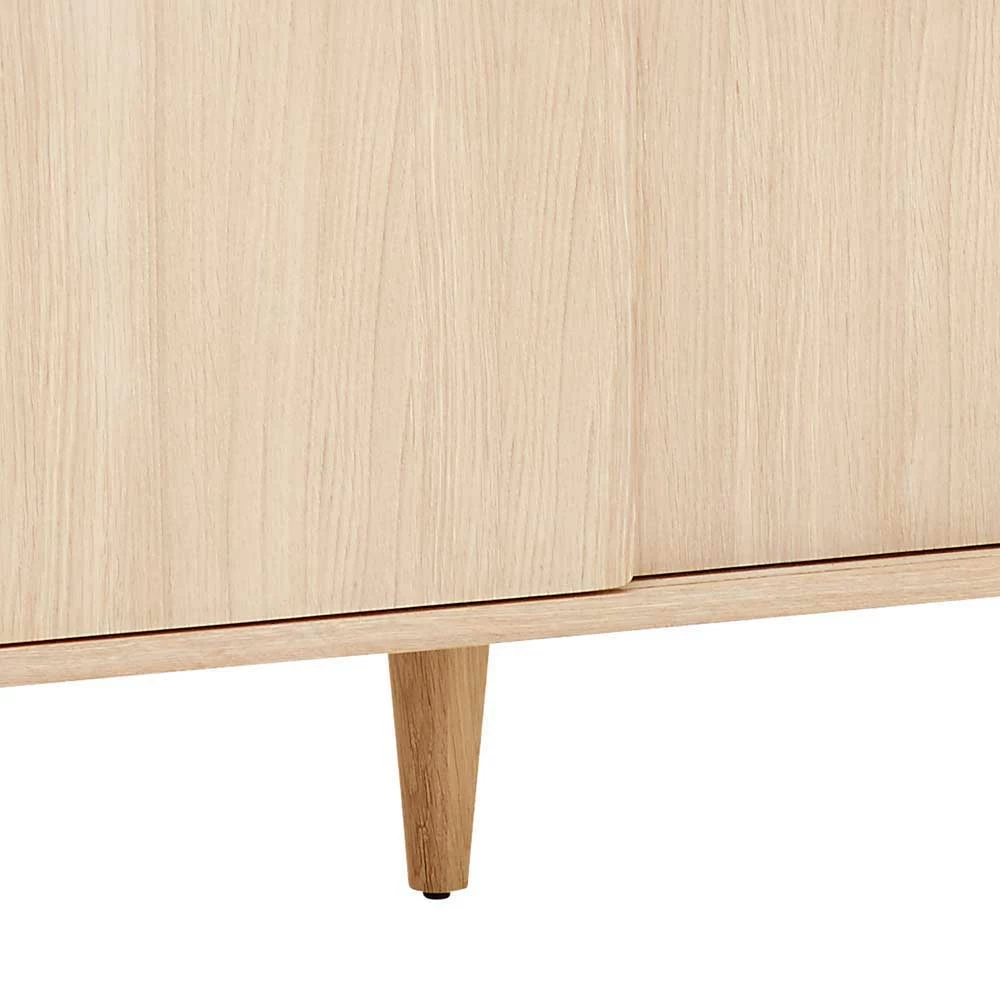 Holz Retro TV Bank Mit Schiebetüren - Kartezi 6 Holz Retro TV Bank Mit Schiebetüren - Kartezi – Bild 4