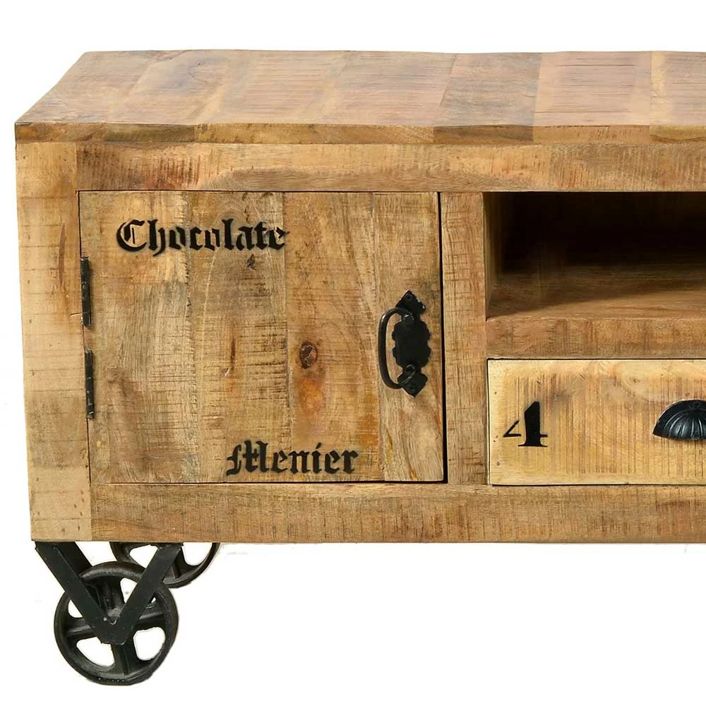 Industrial Design Lowboard Für TV 200 Cm Breit - Indri 5 Industrial Design Lowboard Für TV 200 Cm Breit - Indri – Bild 3