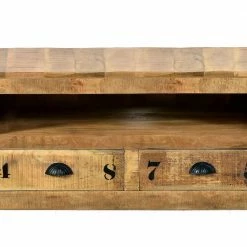Industrial Design Lowboard Für TV 200 Cm Breit - Indri 10 Industrial Design Lowboard Für TV 200 Cm Breit - Indri -Lana Sales industrial design lowboard fuer tv 200 cm breit aus mango massivholz metall indri 03