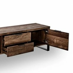 Industrial TV Board 153x45x40 Cm - Srecla -Lana Sales industrial tv board 153x45x40 cm 2 tuerig 2 schubladen srecla 02