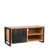 Industrial TV Board Aus Holz & Metall - Kalescu 2 Industrial TV Board Aus Holz & Metall - Kalescu -Lana Sales industrial tv board aus holz metall in natur mango schwarz kalescu f