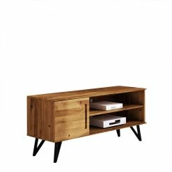 Industrial TV Board Aus Wildeiche & Stahl - Mandirov