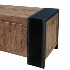 Industry TV Board Bleska Mit Stauraum -Lana Sales industry tv board stauraum massives holz und metall bleska 02