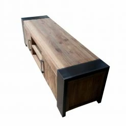 Industry TV Board Bleska Mit Stauraum -Lana Sales industry tv board stauraum massives holz und metall bleska 05