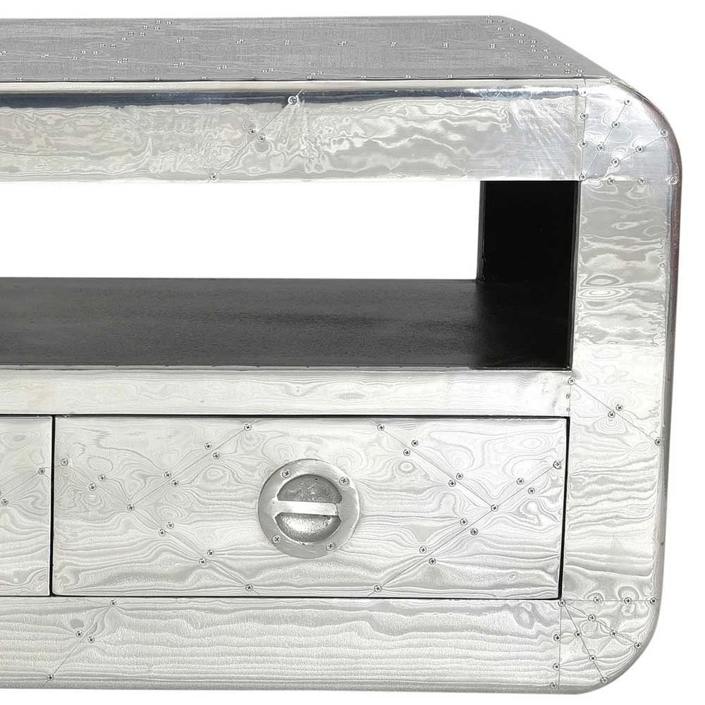 Industry TV Lowboard Pilot Mit Aluminium Verkleidet 6 Industry TV Lowboard Pilot Mit Aluminium Verkleidet – Bild 4